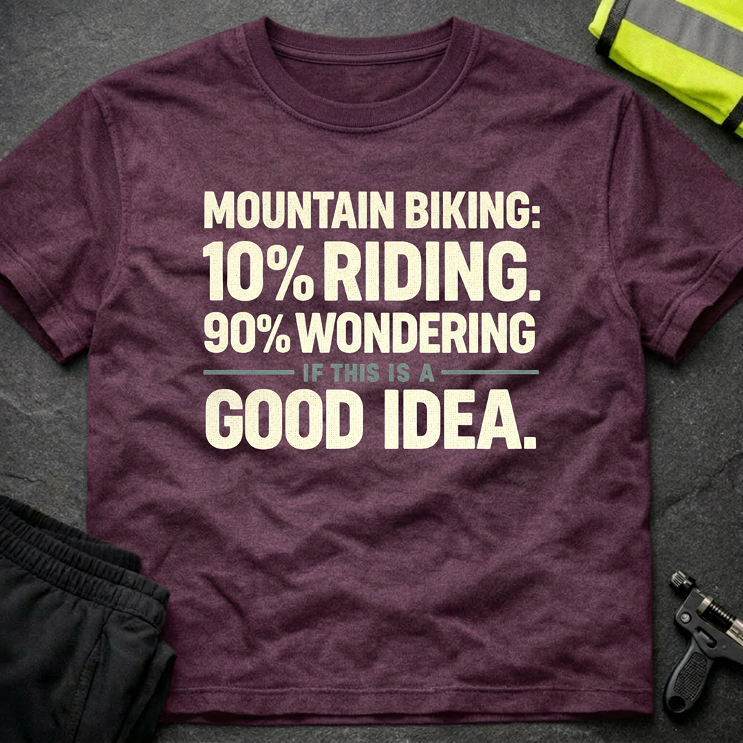 10% Riding 90% Wondering T-Shirt