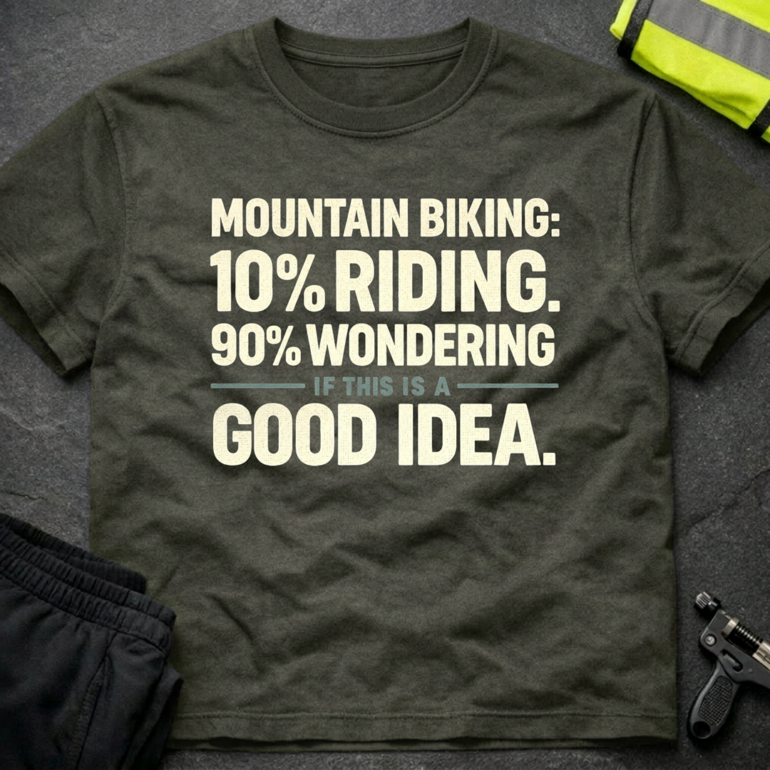 10% Riding 90% Wondering T-Shirt