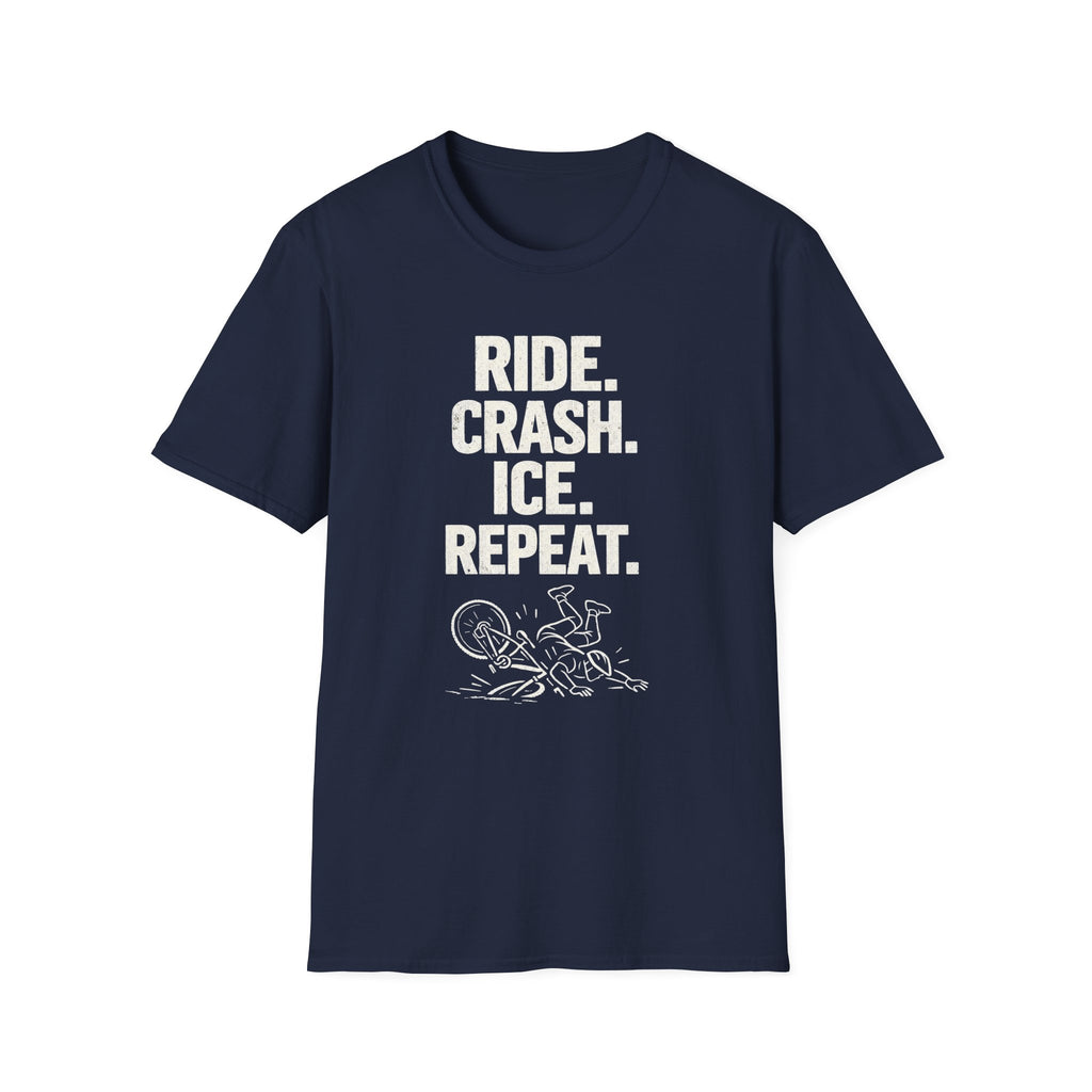 Ride crash ice repeat T-Shirt