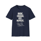 Ride crash ice repeat T-Shirt