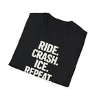 Ride crash ice repeat T-Shirt