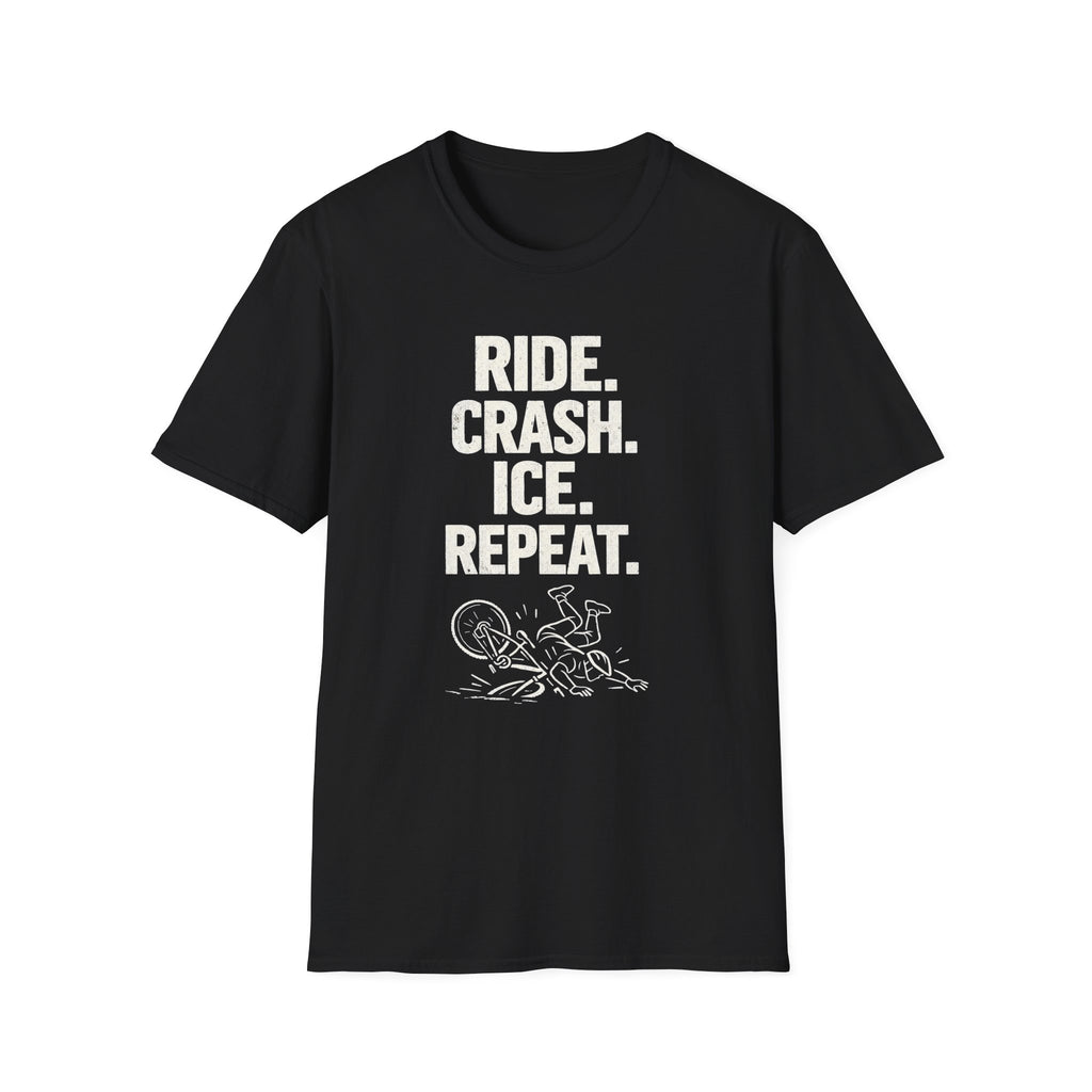 Ride crash ice repeat T-Shirt