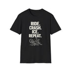 Ride crash ice repeat T-Shirt