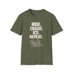 Ride crash ice repeat T-Shirt