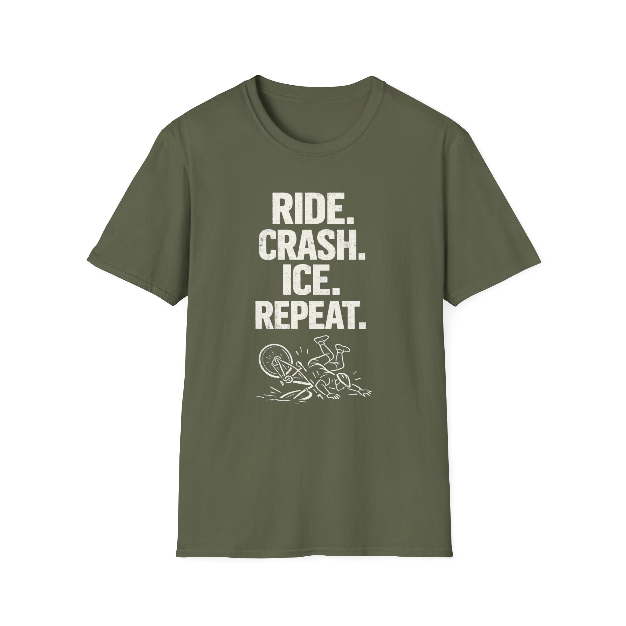 Ride crash ice repeat T-Shirt