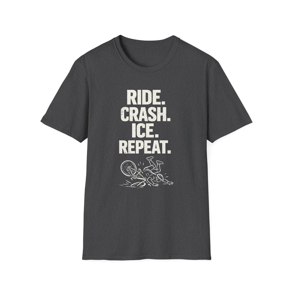 Ride crash ice repeat T-Shirt