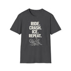 Ride crash ice repeat T-Shirt