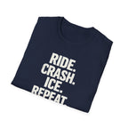 Ride crash ice repeat T-Shirt