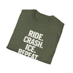 Ride crash ice repeat T-Shirt