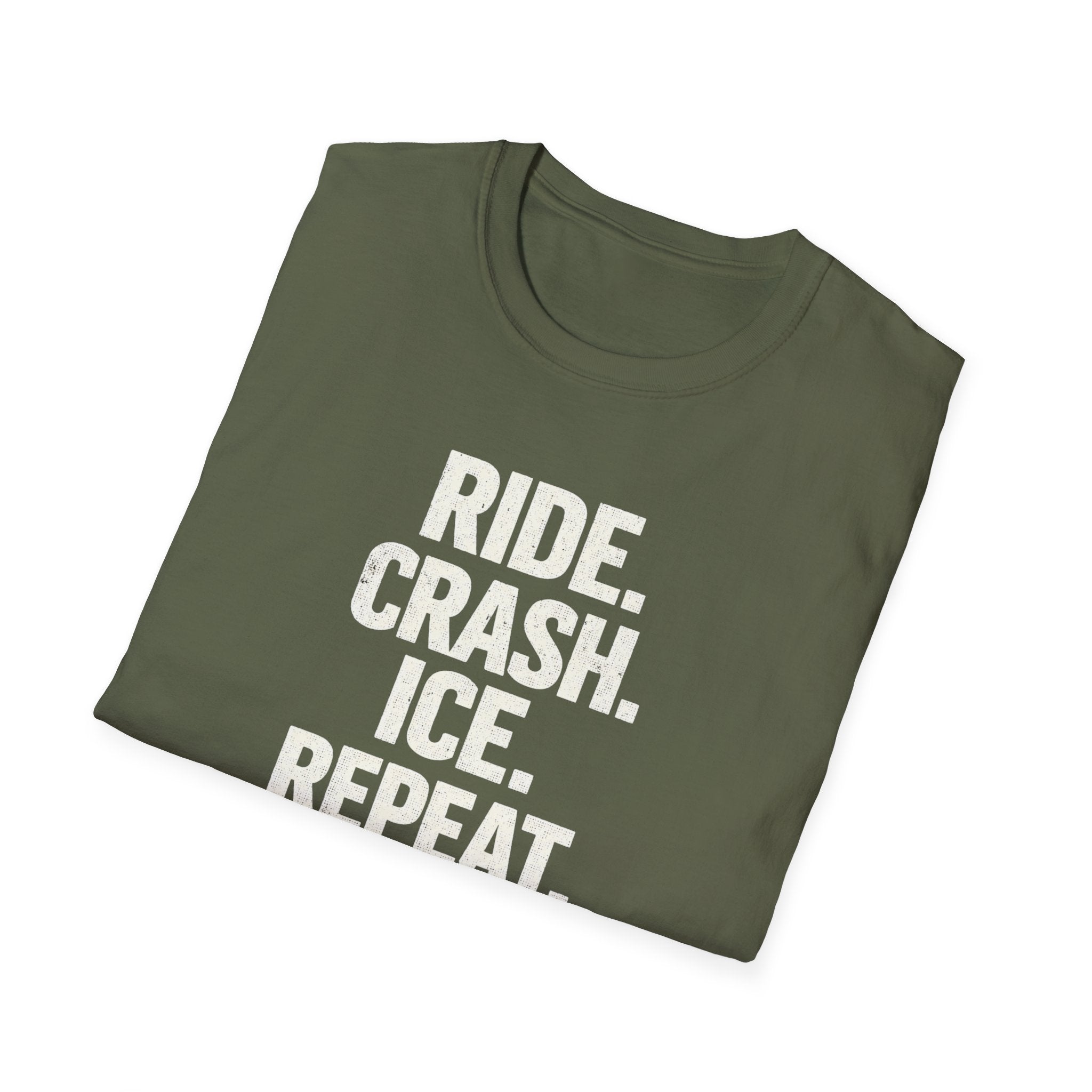 Ride crash ice repeat T-Shirt