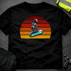 Alien riding an alien bicycle T-Shirt