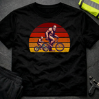 Bigfoot and son cycling Father's Day T-Shirt