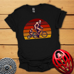 Bigfoot and son cycling Father's Day T-Shirt