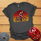Bigfoot and son cycling Father's Day T-Shirt