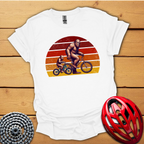Bigfoot and son cycling Father's Day T-Shirt
