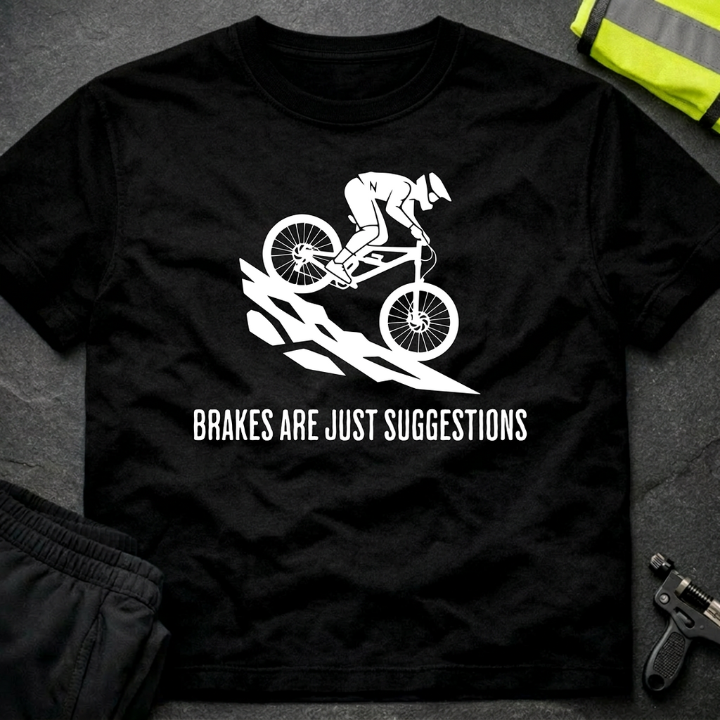 Brakes are just suggestions cycling T-Shirt