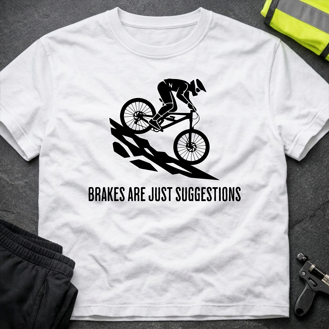 Brakes are just suggestions cycling T-Shirt