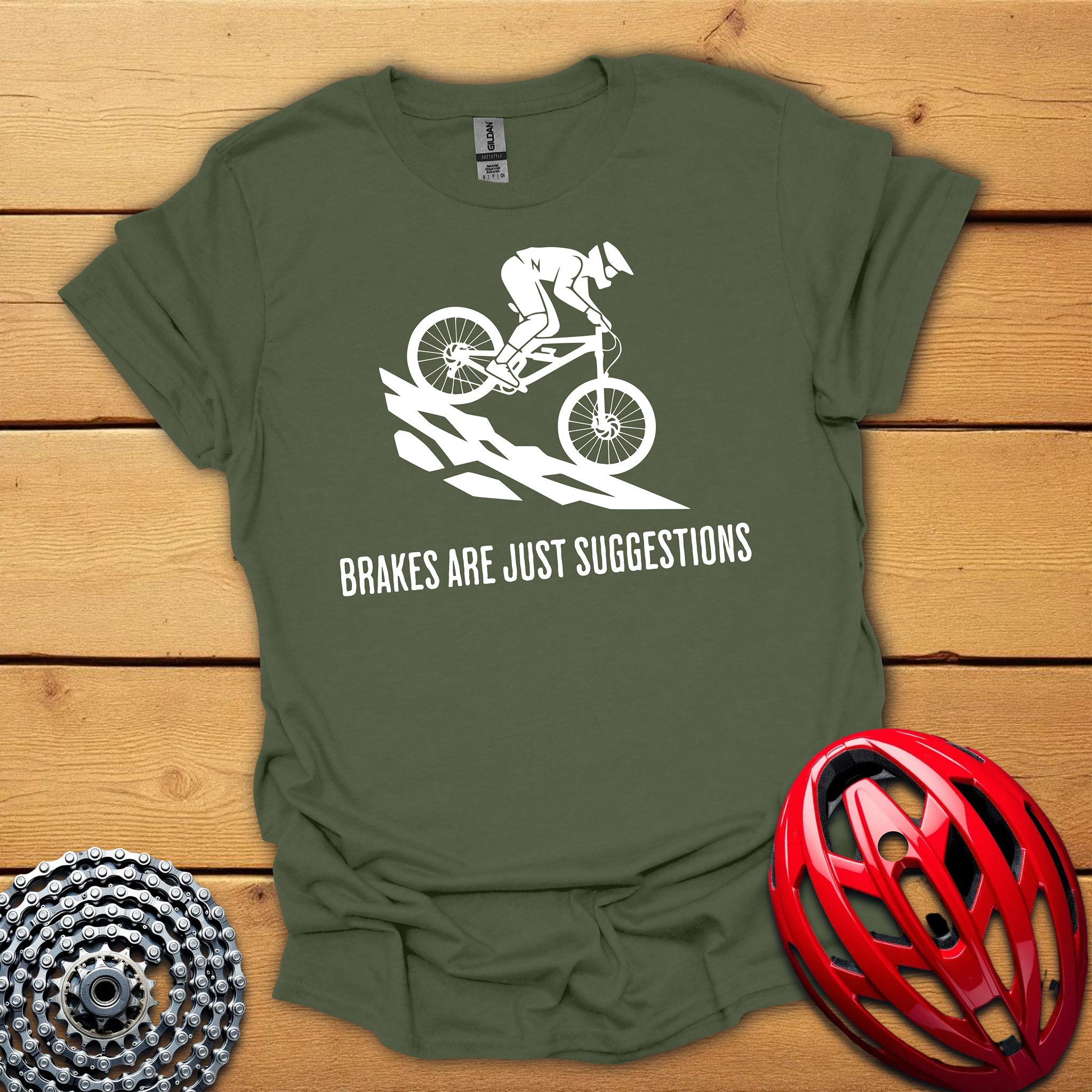 Brakes are just suggestions cycling T-Shirt