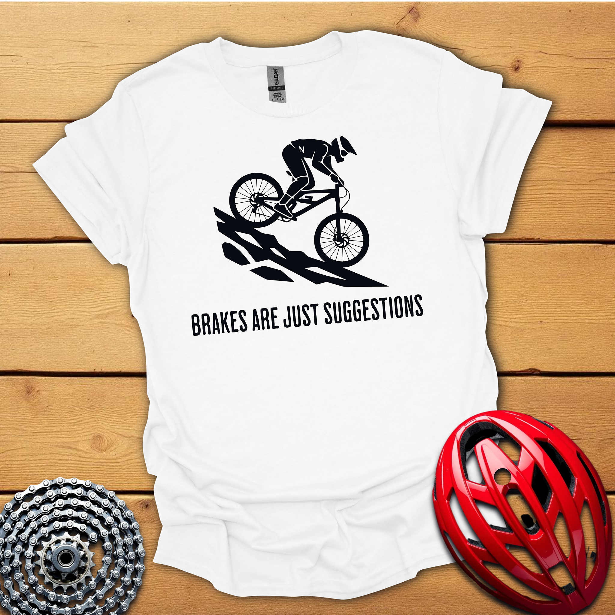 Brakes are just suggestions cycling T-Shirt