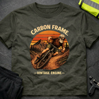 Carbon frame Vintage engine T-Shirt