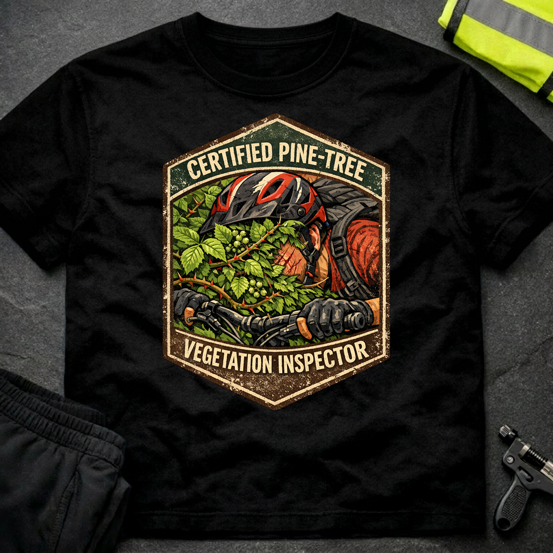 Certified Pine-Tree Vegetation Inspector T-Shirt