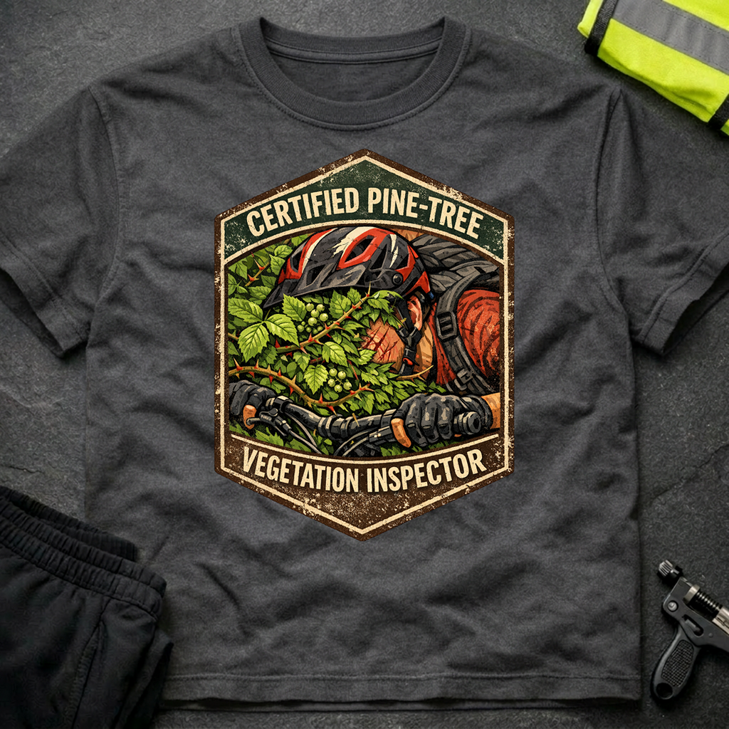 Certified Pine-Tree Vegetation Inspector T-Shirt