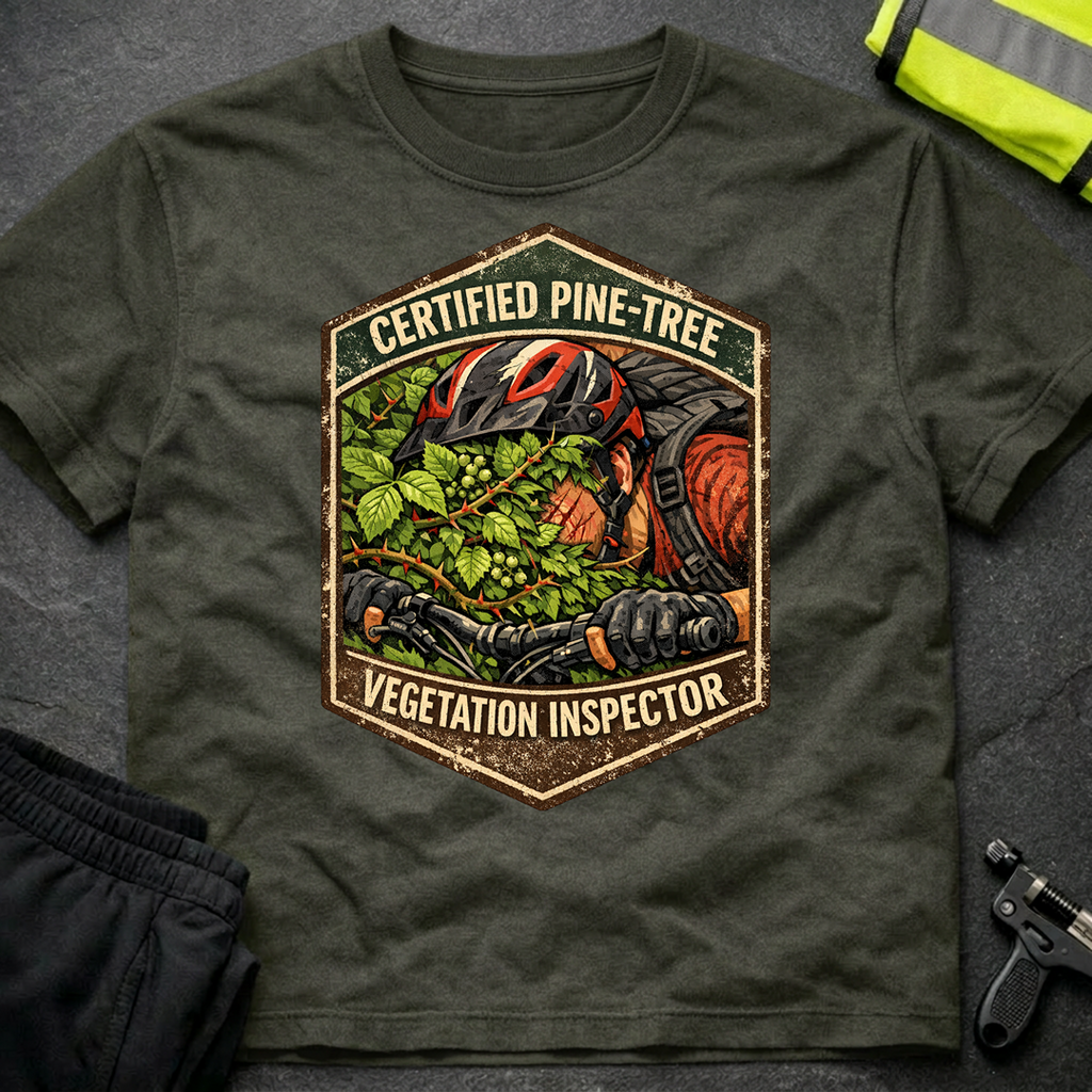 Certified Pine-Tree Vegetation Inspector T-Shirt