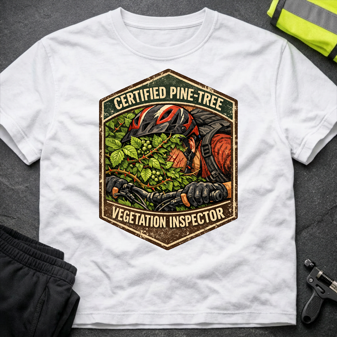Certified Pine-Tree Vegetation Inspector T-Shirt