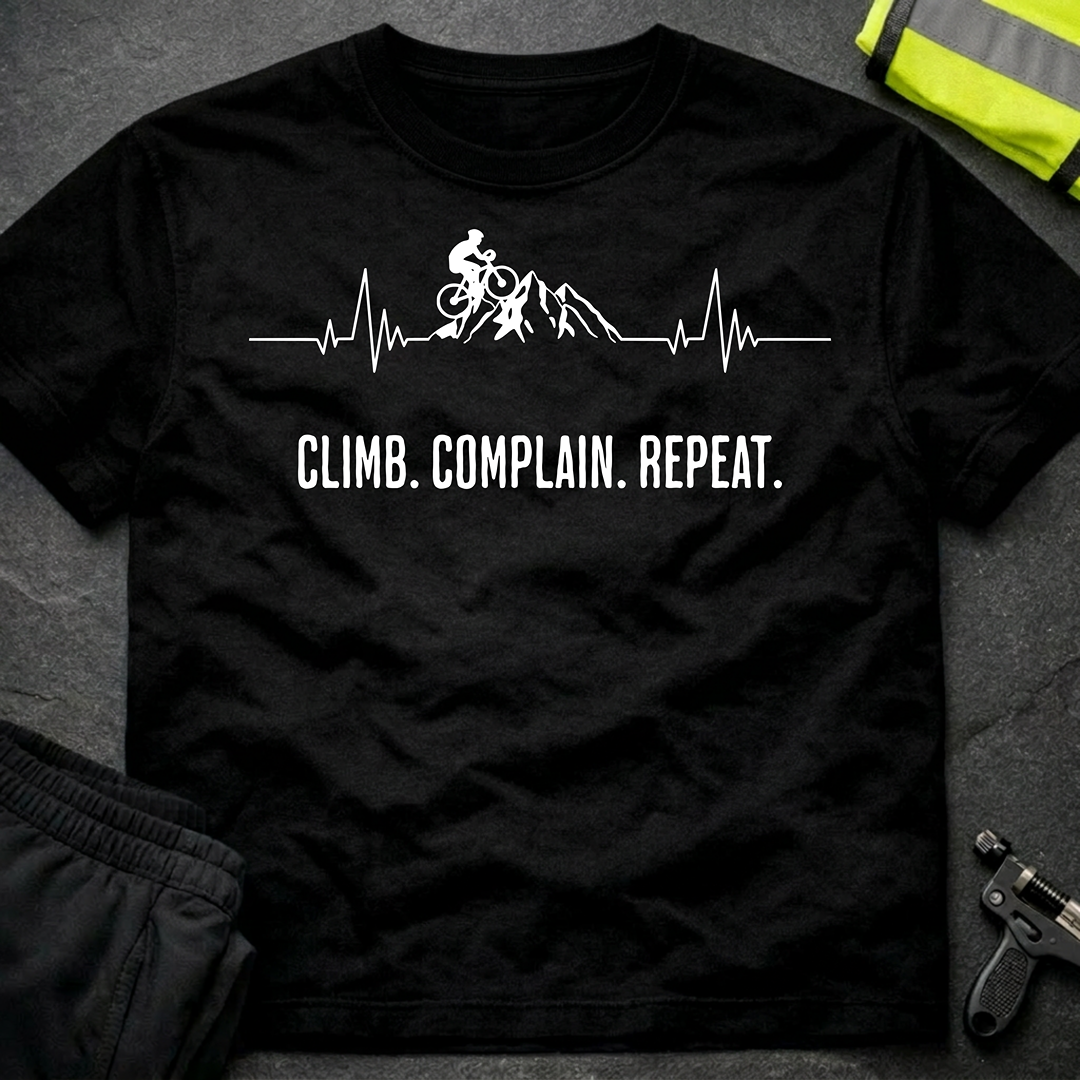 Climb. Complain. Repeat. T-Shirt