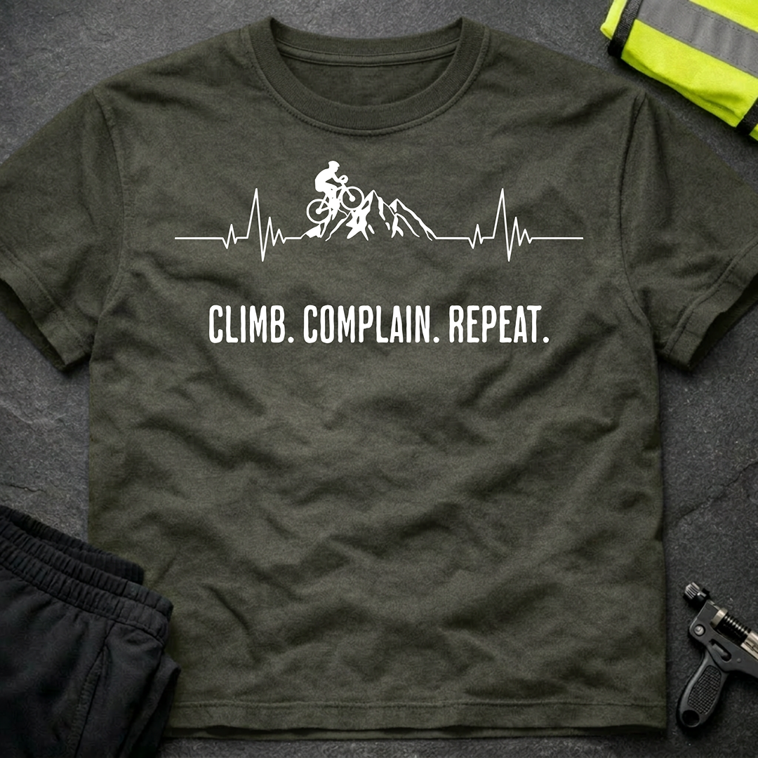 Climb. Complain. Repeat. T-Shirt