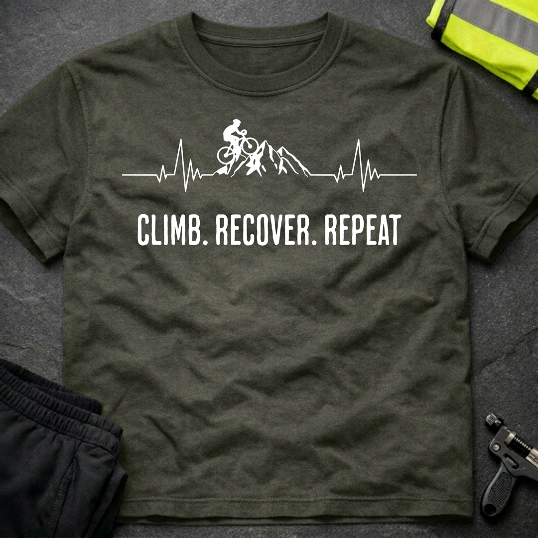 Climb. Recover. Repeat. T-Shirt