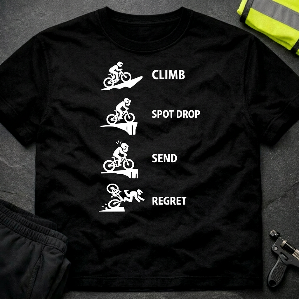 Climb Spot Drop Send Regret T-Shirt