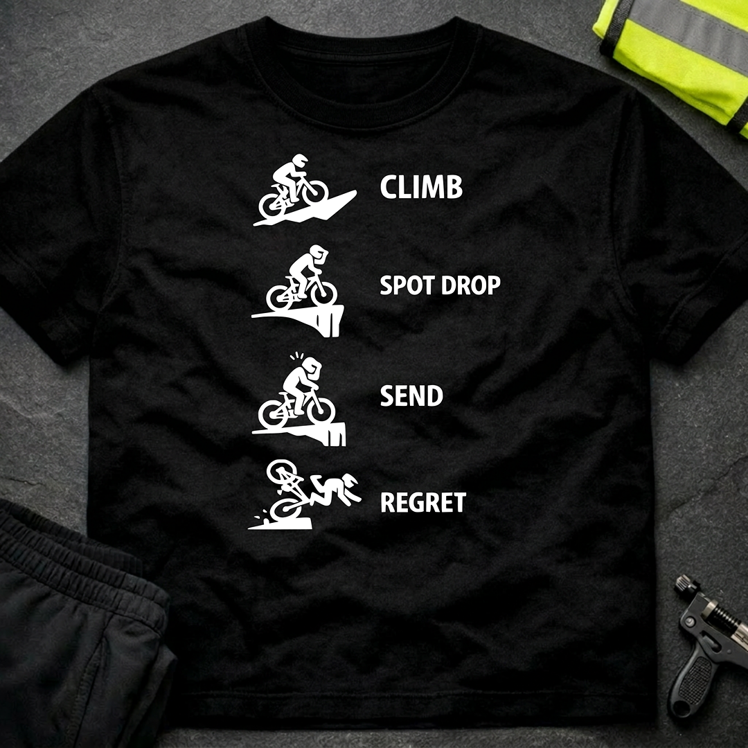 Climb Spot Drop Send Regret T-Shirt