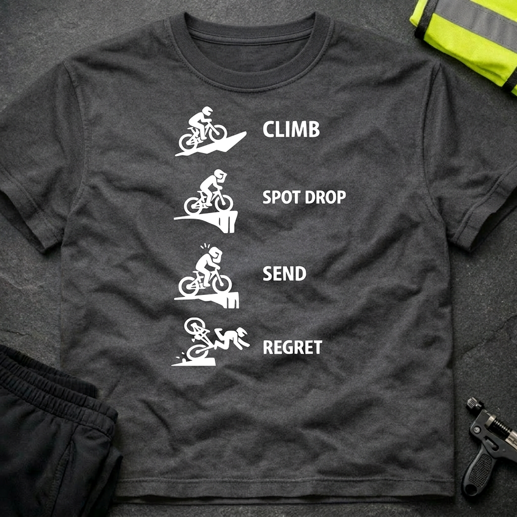 Climb Spot Drop Send Regret T-Shirt