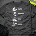Climb Spot Drop Send Regret T-Shirt