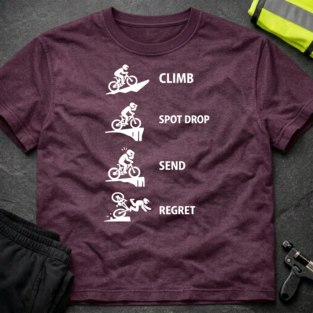 Climb Spot Drop Send Regret T-Shirt