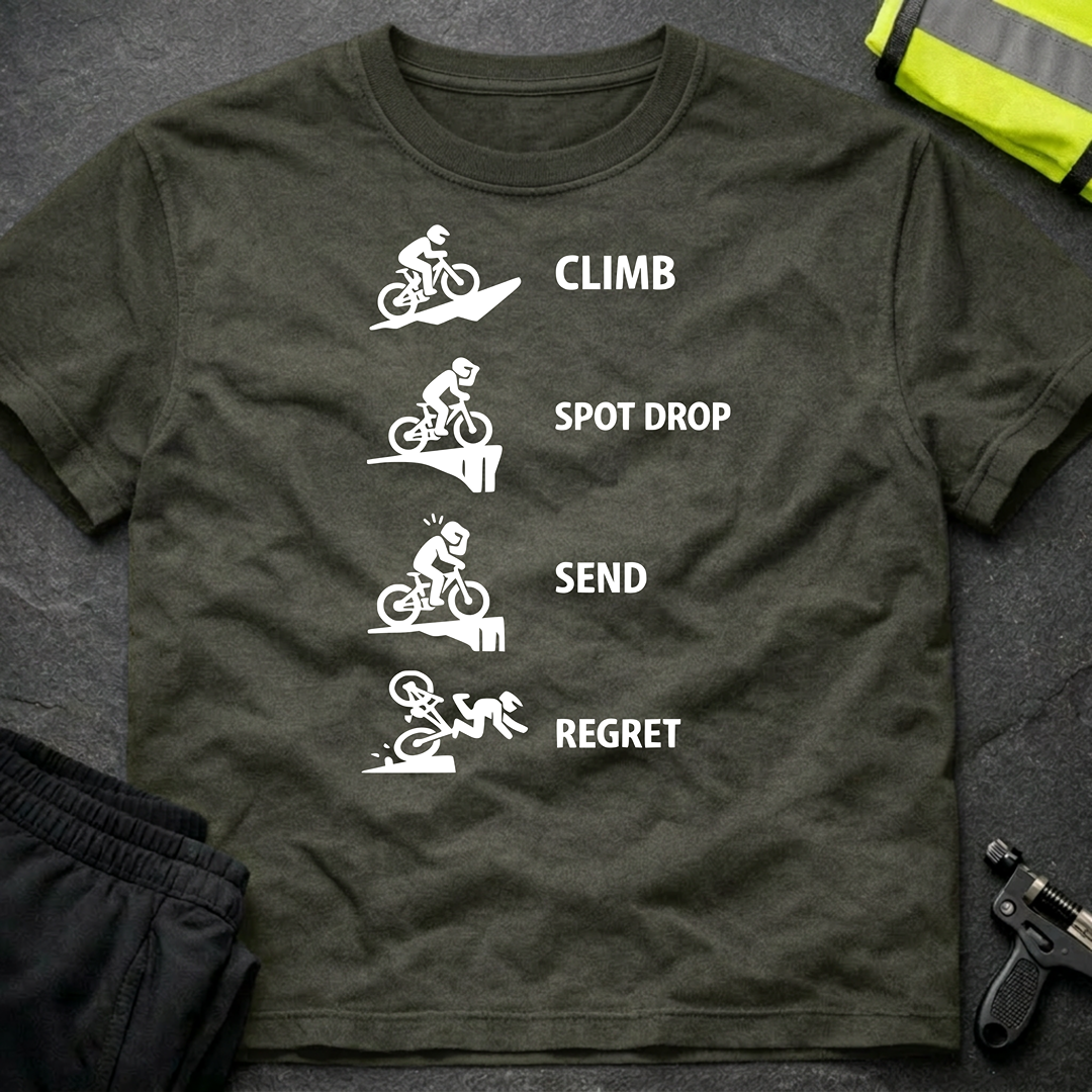 Climb Spot Drop Send Regret T-Shirt