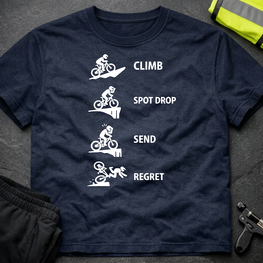 Climb Spot Drop Send Regret T-Shirt