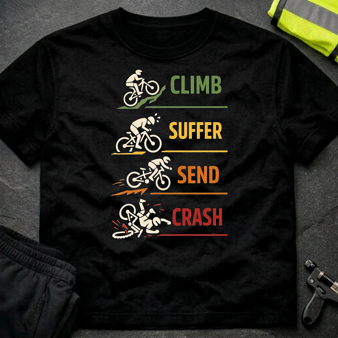 Climb Suffer Send Crash T-Shirt
