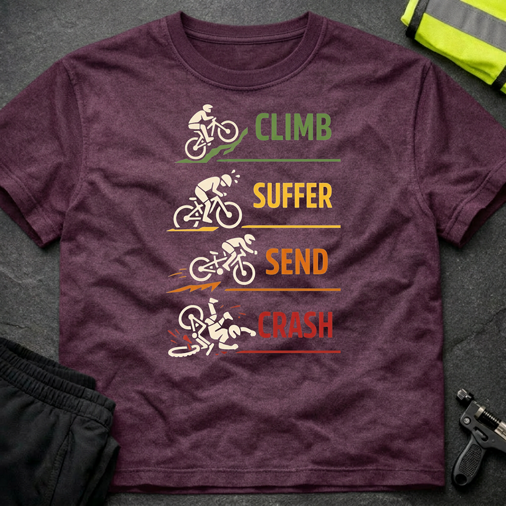Climb Suffer Send Crash T-Shirt