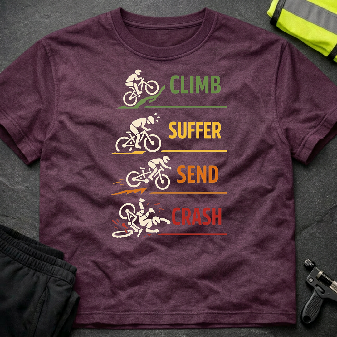 Climb Suffer Send Crash T-Shirt