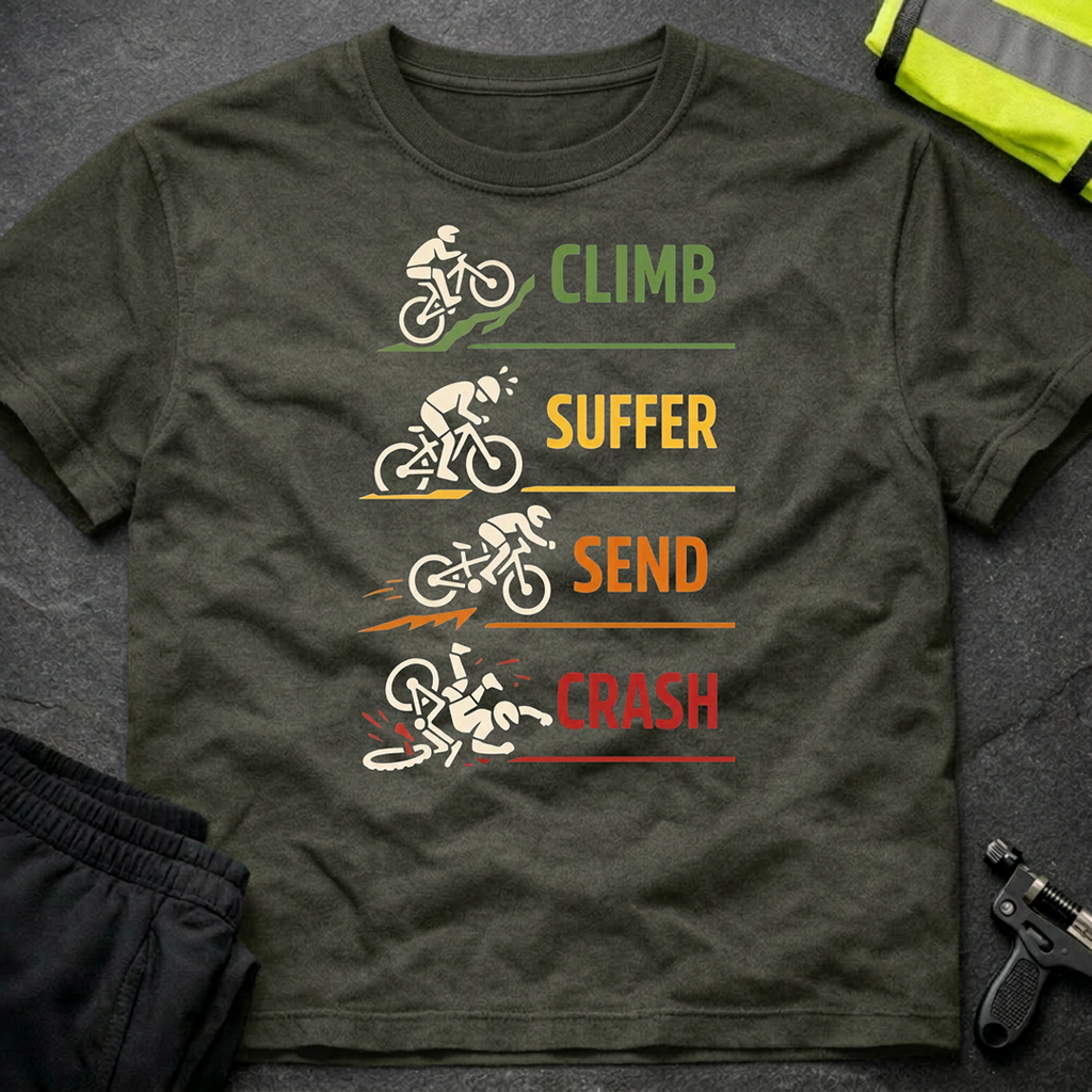 Climb Suffer Send Crash T-Shirt