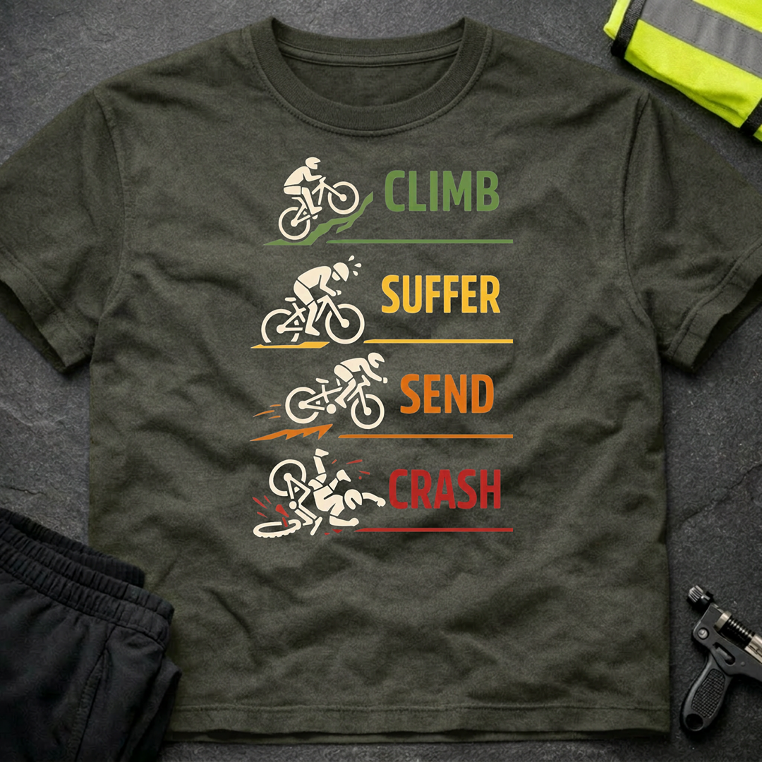 Climb Suffer Send Crash T-Shirt