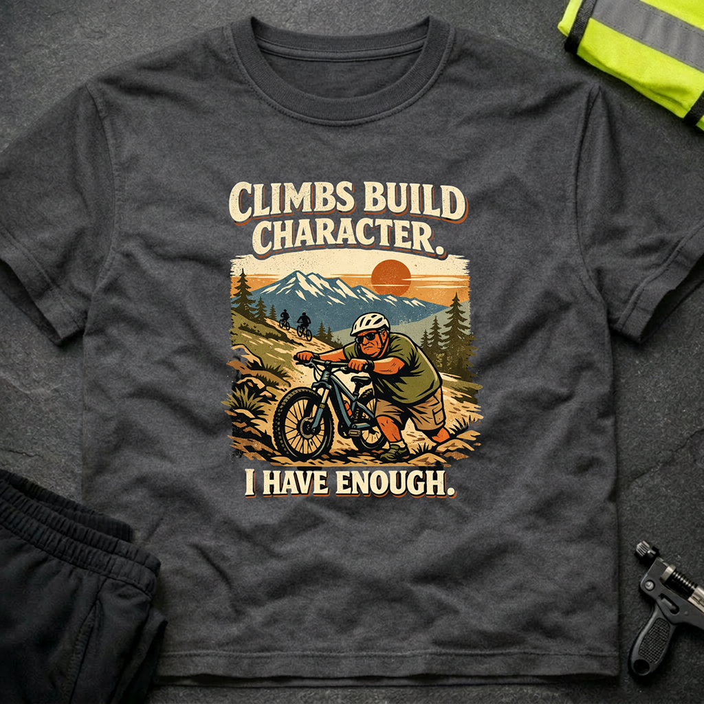Climbs build character T-Shirt