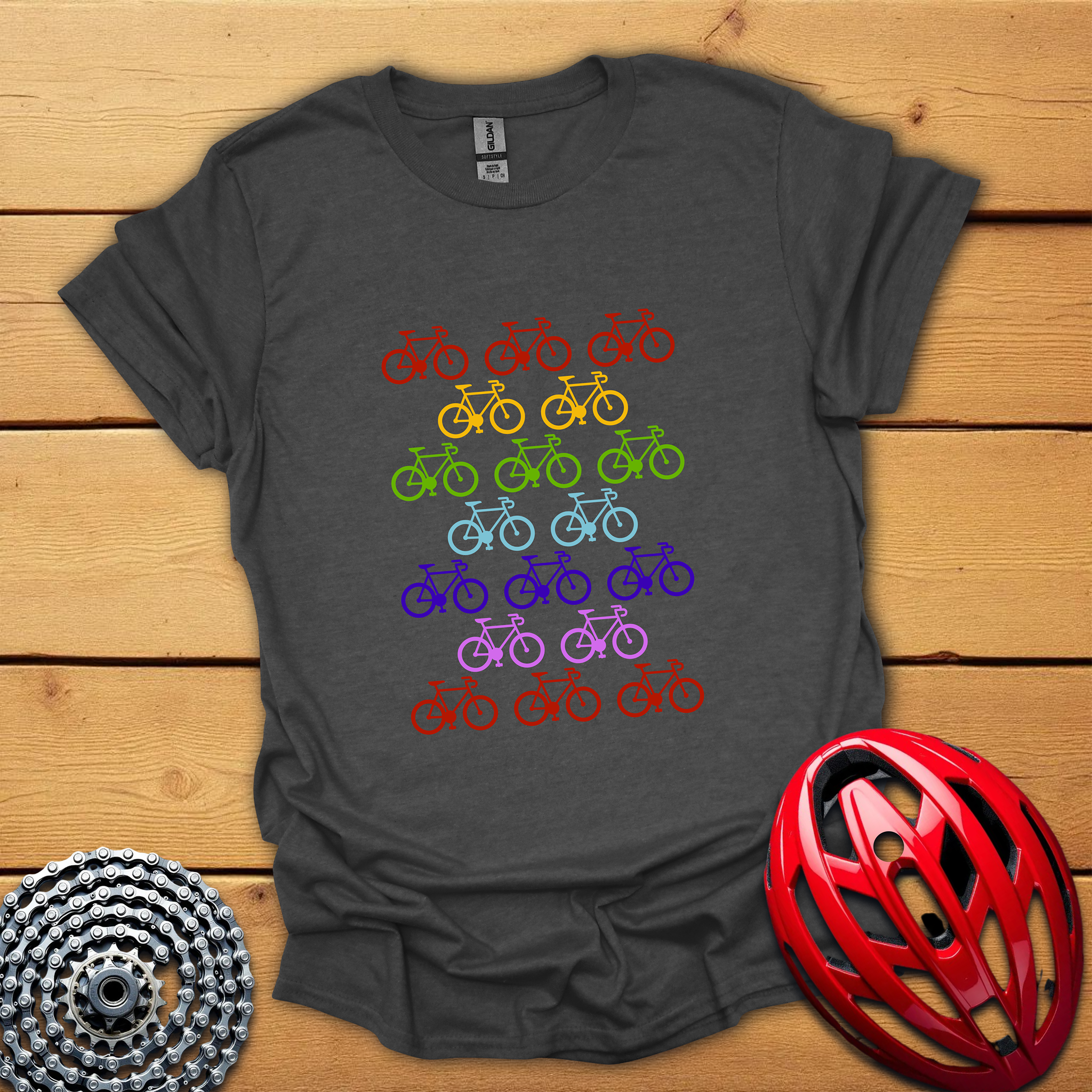 Colorful bicycles T-Shirt