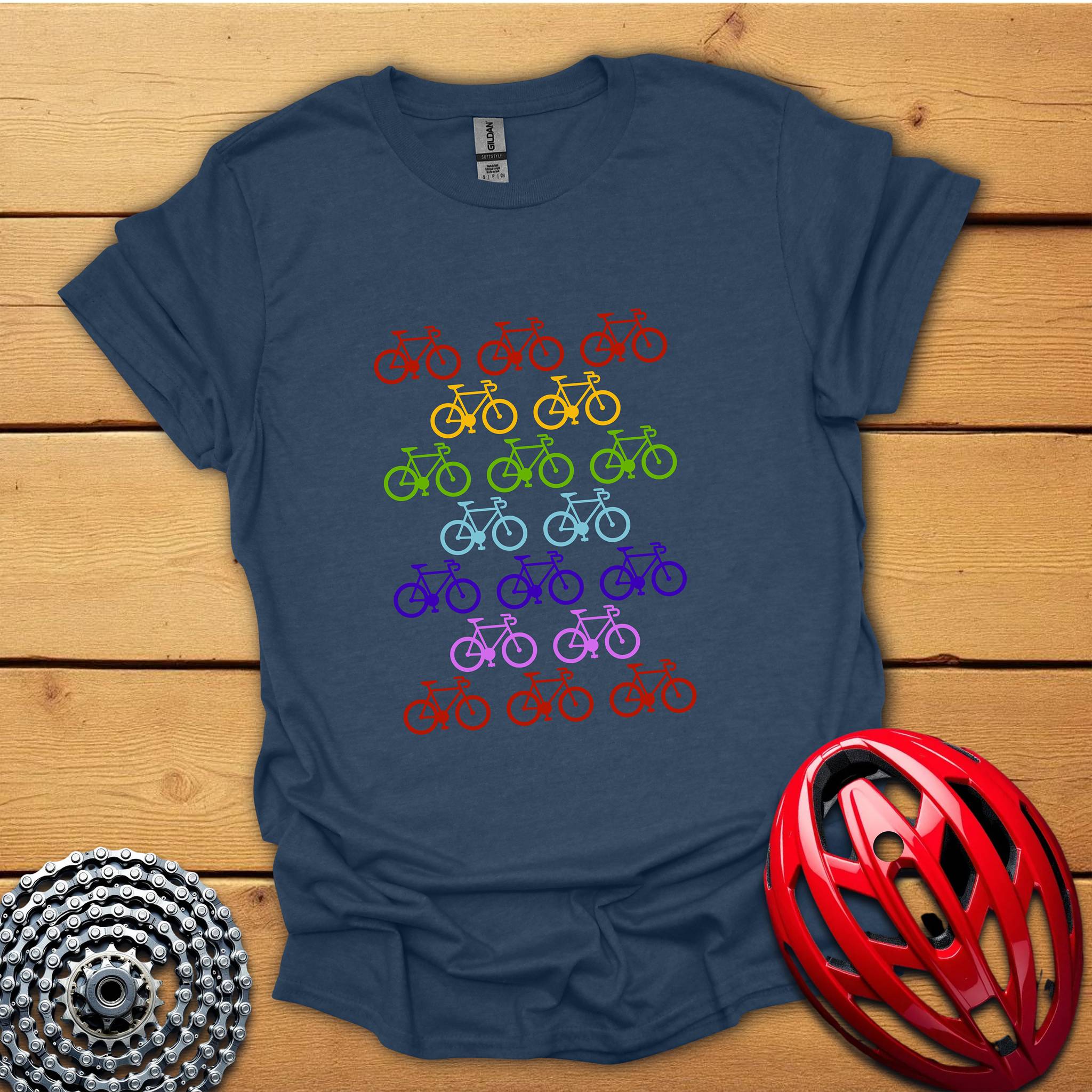 Colorful bicycles T-Shirt
