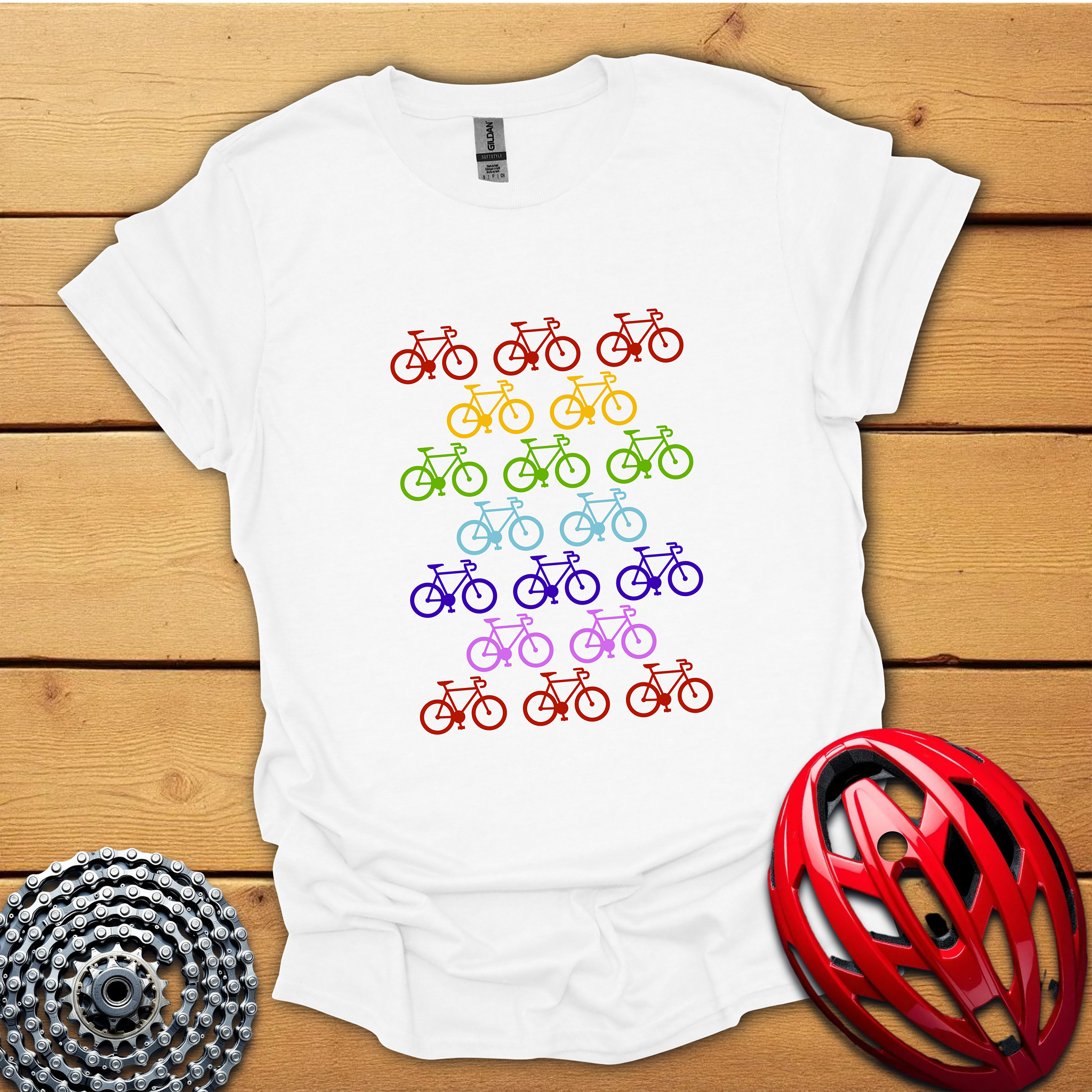 Colorful bicycles T-Shirt