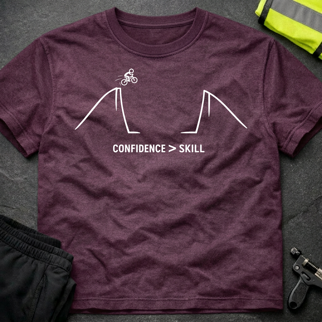 Confidence greater than skill T-Shirt