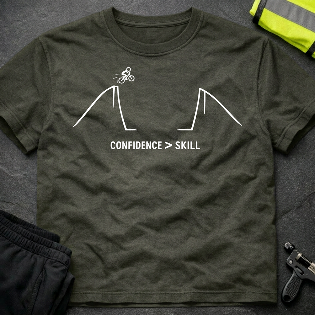 Confidence greater than skill T-Shirt