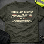 Controlled falling with expensive equipment T-Shirt
